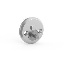 Tedee Nordic adapter nutika ukse luku ühendamiseks Skandinaavia tüüpi ustega ilma silindrit vahetamata Metallik