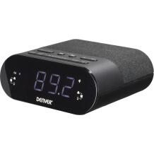 Denver Raadio kell CRQ-107 111131300030, 0,9" LED, Qi laadimine 5W, PLL raadio, 2 äratust, FM