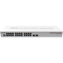 Mikrotik CRS326-24G-2S+RM управляемый коммутатор 24 порта 1000M, 2 SFP+ порта, VLAN 4000, 16MB памяти, 512MB внутренней памяти