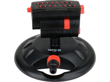 Mini ostsilleeriv sprinkler YATO YT-89912, 16-20 m, 2-6 bar, 220x220x160 mm, 18 l/min