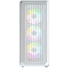 Montech Kaste X5 (W), Midi Tower, 1xUSB 3.0, 3x140mm priekšējie ventilatori, 1x120mm aizmugurējais ventilators, RGB