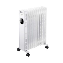 Eļļas radiators ar 2300 W jaudu trim jaudas līmeņiem balts NY2311-20MRE Midea
