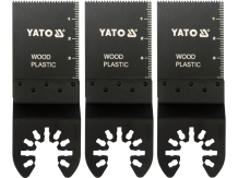 Daugiafunkcinis įrankis medžiui, plastikui 34mm (3 vnt.) YT-34685 YATO