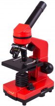 Mikroskoop eksperimentaalse komplektiga, K50 Rainbow 2L, 40x - 400x, punane, L69064, LEVENHUK