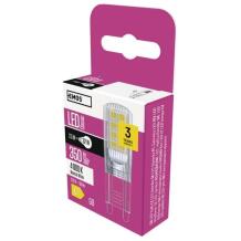 Emos LED lemputė Classic JC ZQ9536, 2,5 W, 350 lm, 230 V/50 Hz, 30 000 val., G9, 320°, 18 SMD, 4 000 K