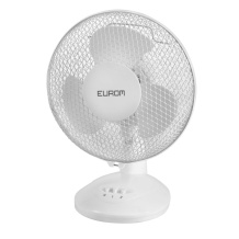 Eurom VT9 Blanc stalinis ventiliatorius patalpų vėsinimui 25W 22cm osciliacija 2 greičiai kompaktiškas balta