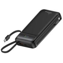 Mediarange Power Bank MRMA756, 20000mAh, 15W, 1xUSB-A, 1xUSB-C, kiire laadimine, LCD ekraan