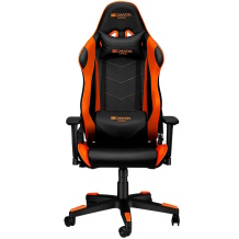 Игровое кресло с 3D регулируемыми подлокотниками наклон 90°–165° подушки для головы и поясницы газлифт класса 4 до 150 кг Deimos GC-4 Чёрно-Оранжевый CND-SGCH4 CANYON