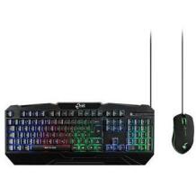 Mediarange Klaviatuur ja hiir GS102 MRGS102-UK, 104 nuppu, RGB LED taustavalgustus, 6-nupu rollover, USB