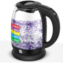 Forme Tējkanna FKG-227, 1.7l, 1850-2200W, Slēptais sildelements, 360° pagriešana, LED apgaismojums