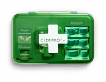 Žaizdų priežiūros rinkinys, mėlynas, Cederroth, 51011009, 40 salvequick servetėlių, 4,5 m tvarstis