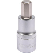 Головка торцевая c вставкой HEX 1/2" 10мм L55мм YT-04385 YATO