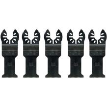 Dewalt Multi-Tool Accessories DT20723-QZ 31mm x 43mm Bi-Metal Oscillējošā asmens 5 gab, putekļu izsūknēšana, koks, PVC, drywall