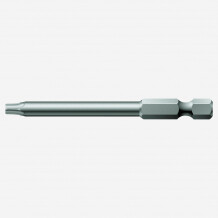 Torx skrūvgrieža uzgalis T15 x 89mm, WERA, 05060187001, 1/4" piedziņa, izturīgs metāla darbiem