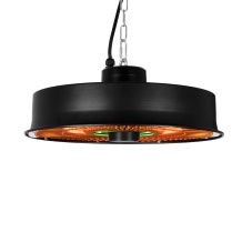 Eurom Partytent Heater 1500 RC pakabinamas infraraudonųjų spindulių šildytuvas palapinei 1500W IP24 nuotolinis valdymas LED iki 15m2 juoda