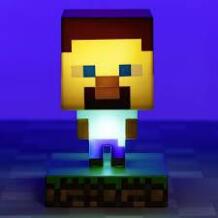 Paladone Minecraft Steve Ikoni Valgus PP6594MCF, 11.8cm, 3V, LED, 1 pirn, vabalt seisv