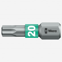 Torx T20 x 25mm BiTorsion uzgalis, WERA, 066124, augsta griezes momenta izturība