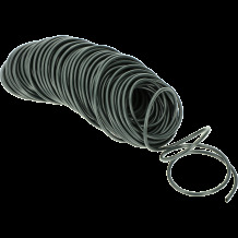 Orchard Tying Tube, Dark Green Rubber, 25 m x 3 mm, BIOOGROD, 722507