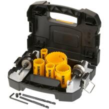 DeWALT zāģu asmeņu komplekts DT90353-QZ, 11 gab., Bi-Metāls, 22 mm, 29 mm, 35 mm, 44 mm, 51 mm, 64 mm, 68 mm