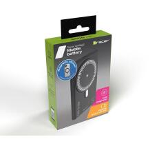 Tracer Energijos bankas TRABAT47645, 5000 mAh, 5-9 V, 3-2 A, USB Type-C, belaidis įkrovimas, 15 W, greitas įkrovimas