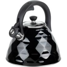 Resto Kettle 90610 3L, Roostevaba teras, Klaasist kaas, Ergonomiline käepide, Sobib induktsioonile