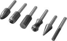 Set Of 6Pcs Rotary Files For Metal YT-61711 YATO