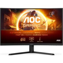 Aoc LCD monitor CQ32G4VE, 2560 x 1440, 180 Hz, 1 ms, 300 cd/m², 2xHDMI, 100x100 mm VESA, kumer