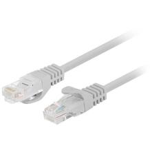 Lanberg patch kabelis CAT.5E UTP PCU5-10CC-0025-S, 0.25m, pelēks, RJ-45, bez aizķeršanās, garuma norāde