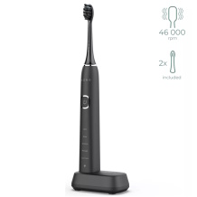 Ultrasonic electric toothbrush 46000rpm 5 modes wireless charging up to 40 days IPX7 black ADB0006 Aeno