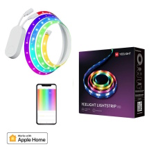 Piduliku ja koduse dekori nutikas värviline LED-valgustusriba 2 m 1.2 W WLAN Bluetooth YLDD005 Yeelight