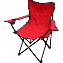 Krēsls kempinga 50x50x80cm sarkans