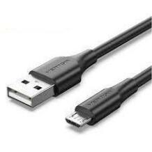 Vention USB 2.0 Micro-B kaabel 1.5m must CTIBG, 2A, 480Mbps, tugevdatud saba disain