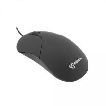 Sbox Hiir M-923B, 1000 DPI, USB 2.0, 3 nuppu, 1.35m, optiline sensor, ABS plast, vasakule ja paremale käele