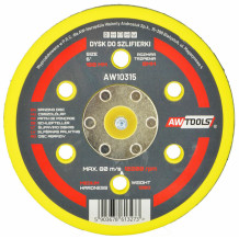 Atraminis diskas šlifuokliui 125mm, AW10314 AWTOOLS