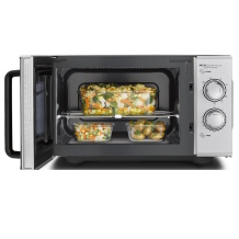 Brīvi stāvoša mikroviļņu krāsns ar grilu un keramisko pamatni 25 L 900 W sudraba MG25 Ecostyle 03329 Caso