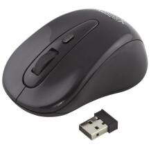 Esperanza Bevielė optinė pelė XM104K, 1200 DPI, 2,4 GHz, 4 mygtukai, ergonomiškas dizainas, juoda