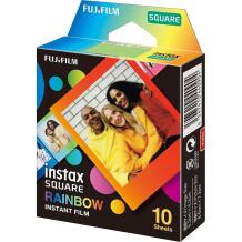 Fujifilm Instax Square Rainbow (10) Instant Film 8720094754284, 72 x 86 mm, 2.4 x 2.4" pildi ala, 3.4 x 2.8" trüki suurus, 10 tk.