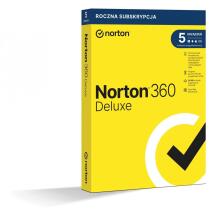 Norton 360 Deluxe программное обеспечение 21408667, 50ГБ, 1 год, 5 устройств, безопасность, VPN, родительский контроль