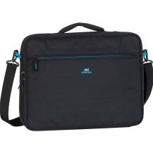 Rivacase Kott REGENT 16"/8087BLACK, 1, Messenger kott, 16", 410x50x310mm, must, eestasku, õlavarre rihm, käepide