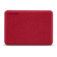 Toshiba Väline kõvaketas Canvio Advance HDTCA10ER3AA, 1000 GB, 2.5", USB 3.2 Gen1, punane, parooliga autentimine