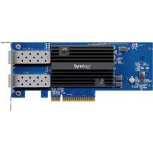 Synology Сетевая карта E10G30-F2 PCIe, SFP+, 10 Гбит/с, 5 лет гарантии, низкопрофильная, -20 - 60 °C, 0 - 40 °C, 5 - 95 %