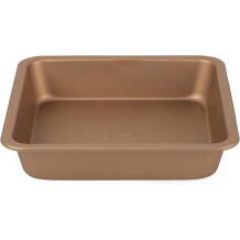 Russell Hobbs Opulence kvadrātveida cepešpanna RH02148GEU7, 22,5x22,5x4,5cm, 260g, oglekļa tērauds, zelta
