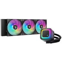 Deepcool Жидкостный кулер LE360 V2 R-LE360-BKAMMC-G-2, 75.89 cfm, 3 вентилятора, 31.6 dBA, 500-2100 rpm, поддержка PWM