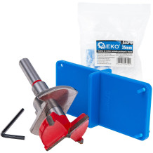 35mm slēpto eņģu urbšanas šablons, GEKO, G64979, regulējams griezējs un precizitātes centrs