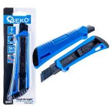 Kvalitatīvs universālais nazis 100x18x0.5mm, GEKO, G01851, izturīgs SK5 asmens
