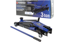 Hidraulinis domkratas su ratukais, Forsage, F-T83006B, 3 t, greitas kėlimas, ergonomiška rankena