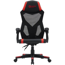 Gaming chair with mesh backrest 90°–135° adjustable backrest Class-3 gas lift up to 120 kg Flow MCH01R Black-Red CNE-MCH01R CANYON