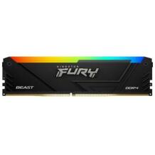 Kingston Fury Beast RAM, KF432C16BB2AK2/16, 16 GB, DDR4, 3200 MHz, 1.35 V, 288-pin DIMM, CL16, üksik reiting, ODT, XMP 2.0