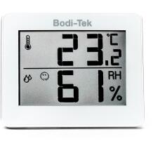 Bodi-Tek Istabas termometrs un higrometrs HGTH-EU/1,0, 0-50°C, 20-95% RH, digitālais, baterija, °C/°F pārslēgšana