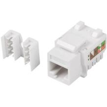 Lanberg Кейсный модуль RJ45 на LSA CAT.6, UTP KSU6-1090, 1xRJ45, UTP, 0,644mm, 568A/B, белый